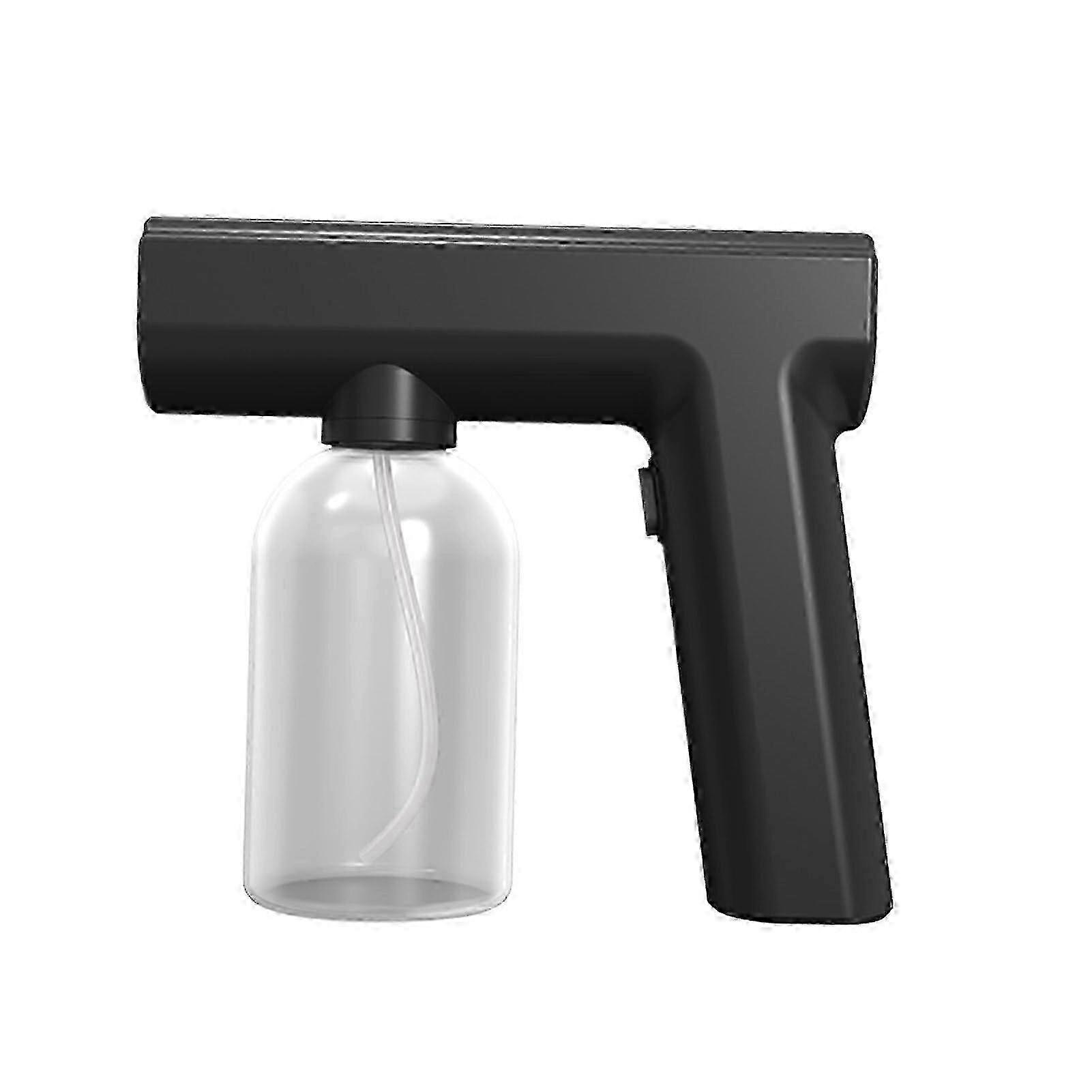 UV C Steriliser with Fine Atomization Disinfectant Gun, ABS Construction, Long-Distance Use, Model 030, Black Finish