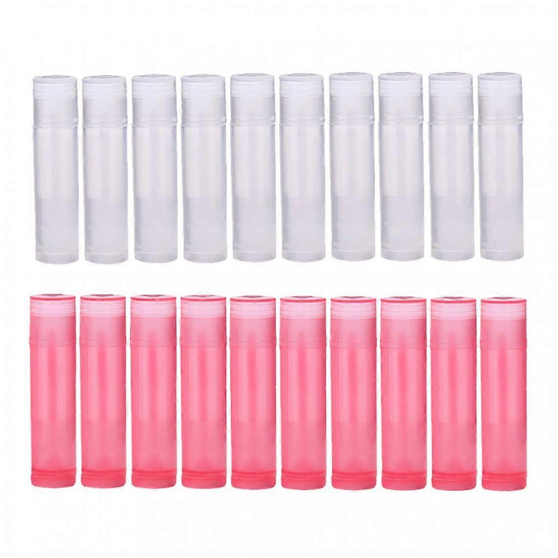 20x 5g Refillable Empty Lip Balm Tubes Diy Lipstick Holder Case