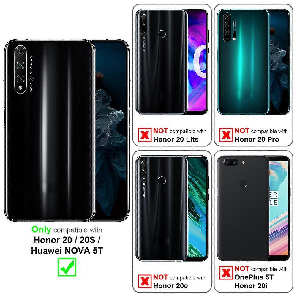 Θήκη Honor 20 / 20S / Huawei NOVA 5T - Προστατευτική θήκη με υποδοχές κάρτας και λειτουργία βάσης