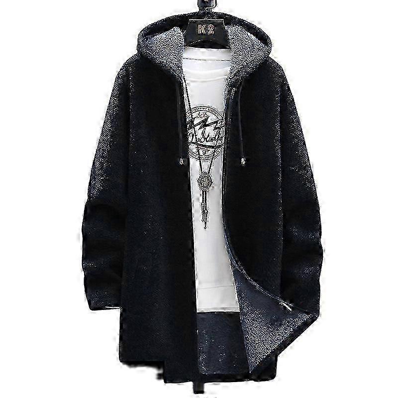 Vinterfrakke med hætte til mænd