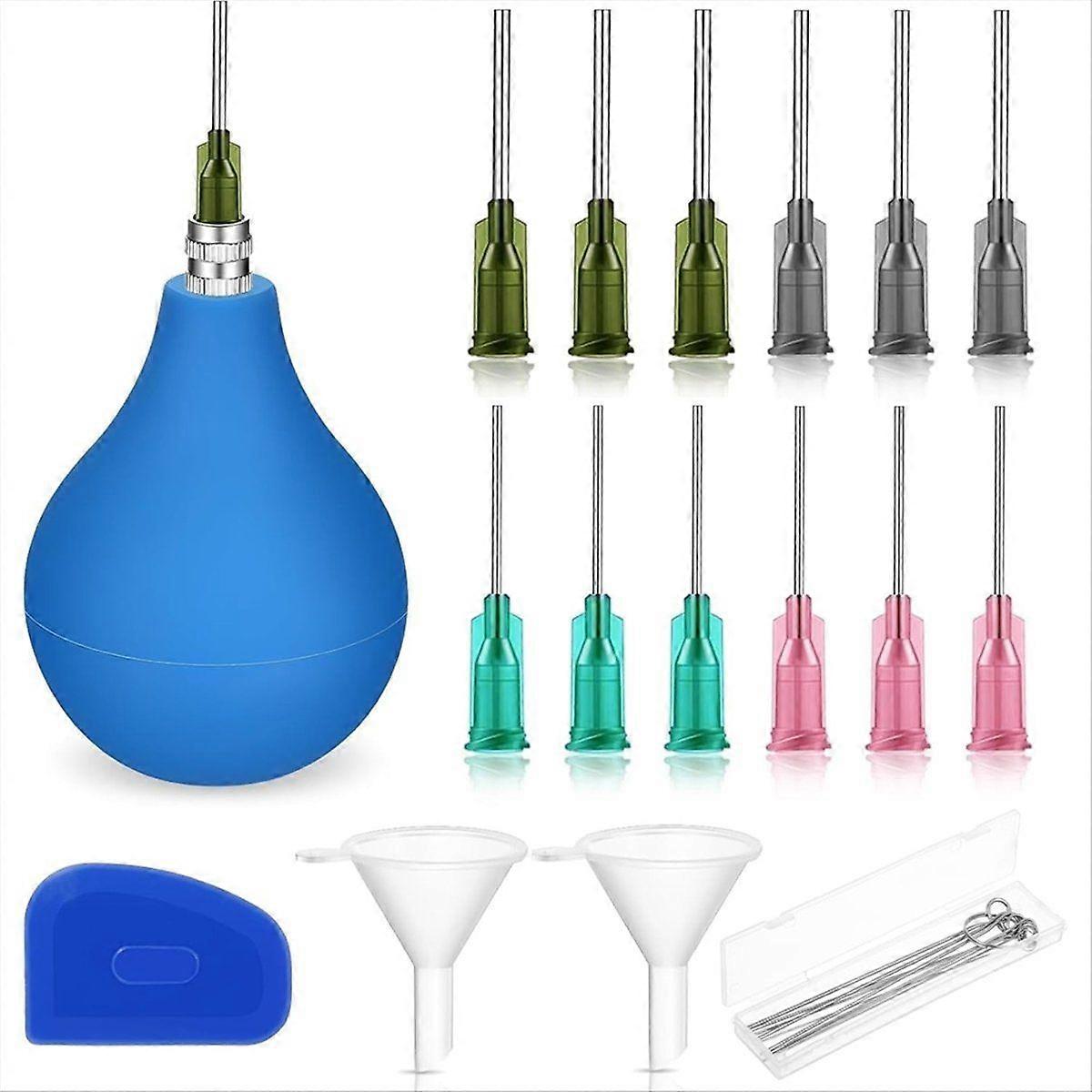 Pottery Tools Sets -Ceramic Glaze Applicator Slip Trailing Bottle for Pottery Ceramic Needle-Tip Sq