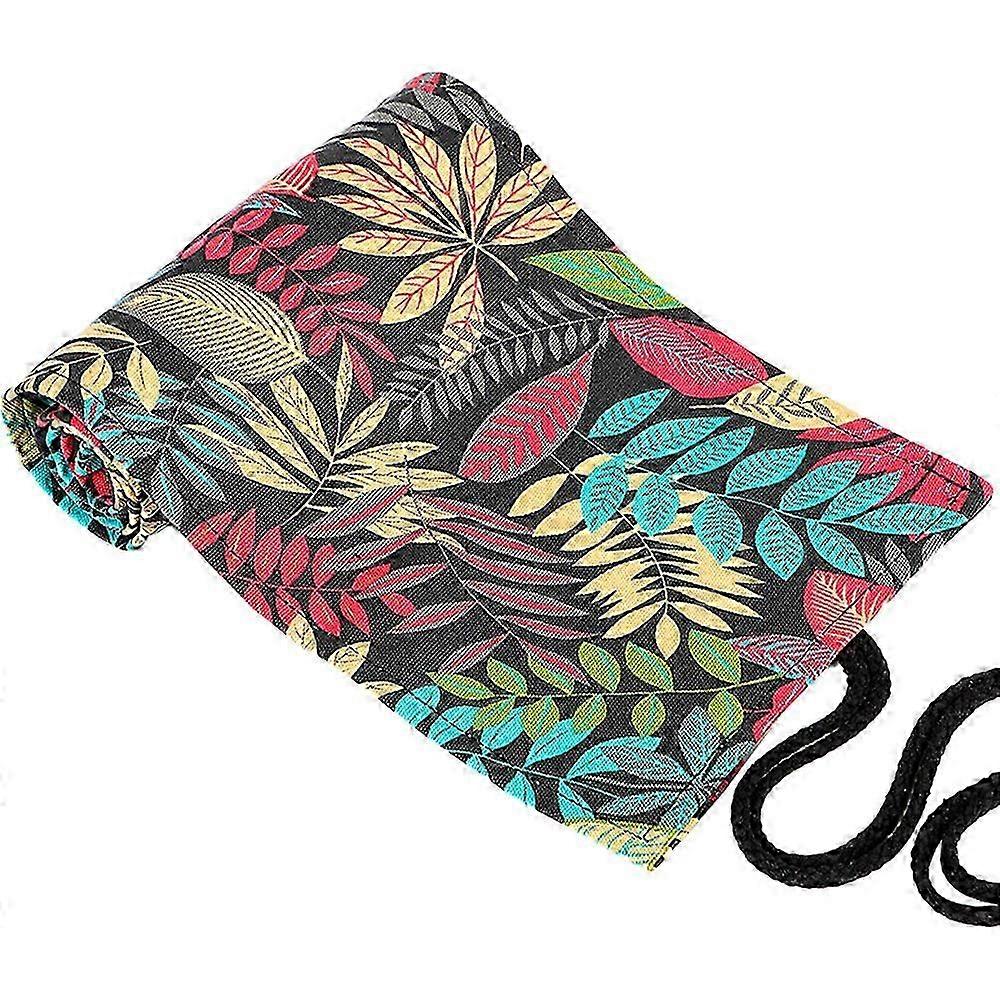 Canvas Pencil Wrap Roll Up Organizer For Art Supplies