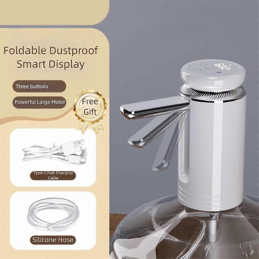 USB Charging Bucket Water Pump LED Display Automatic Drinking Water Dispenser  Home