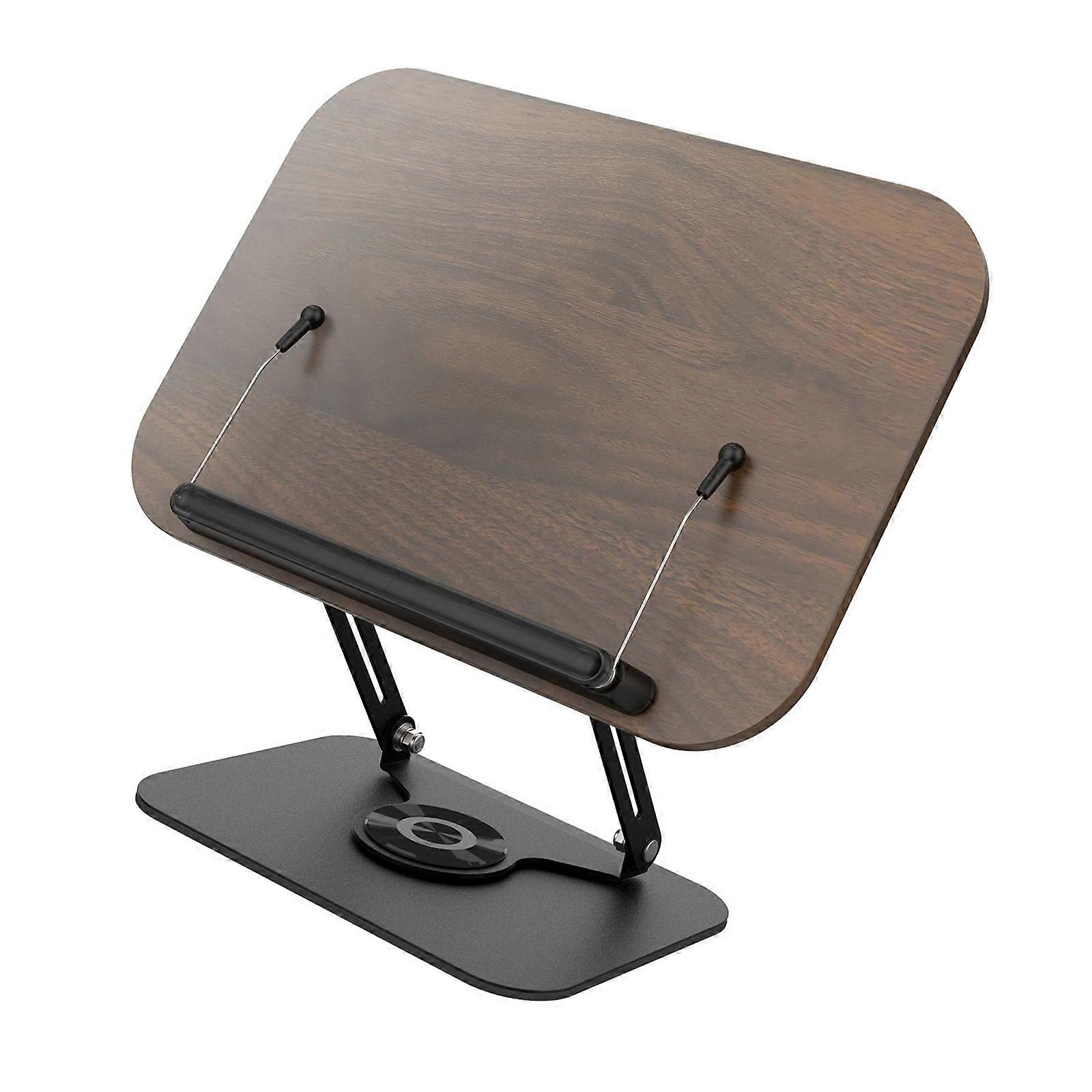 Foldable Laptop Notebook Support Desk Stand with 360 Degree Swivels Base for Students and Professional Multicolor