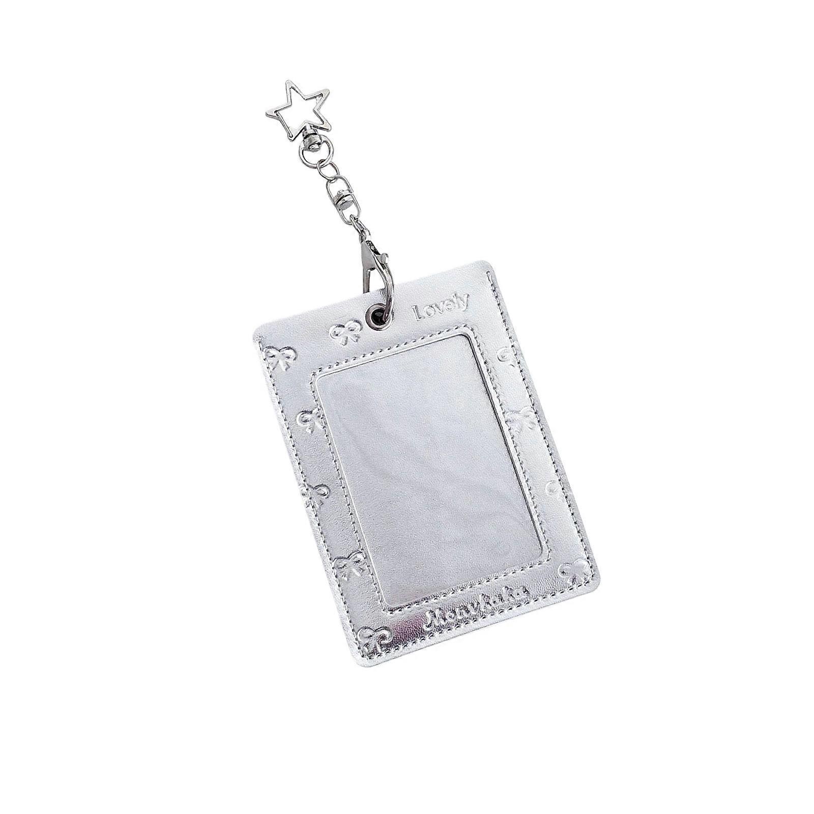 Portable Star Card Holder Keychain Charm Ideal For Collecting And Protecting Kpop Idol Photo Cards On The Go Multicolor