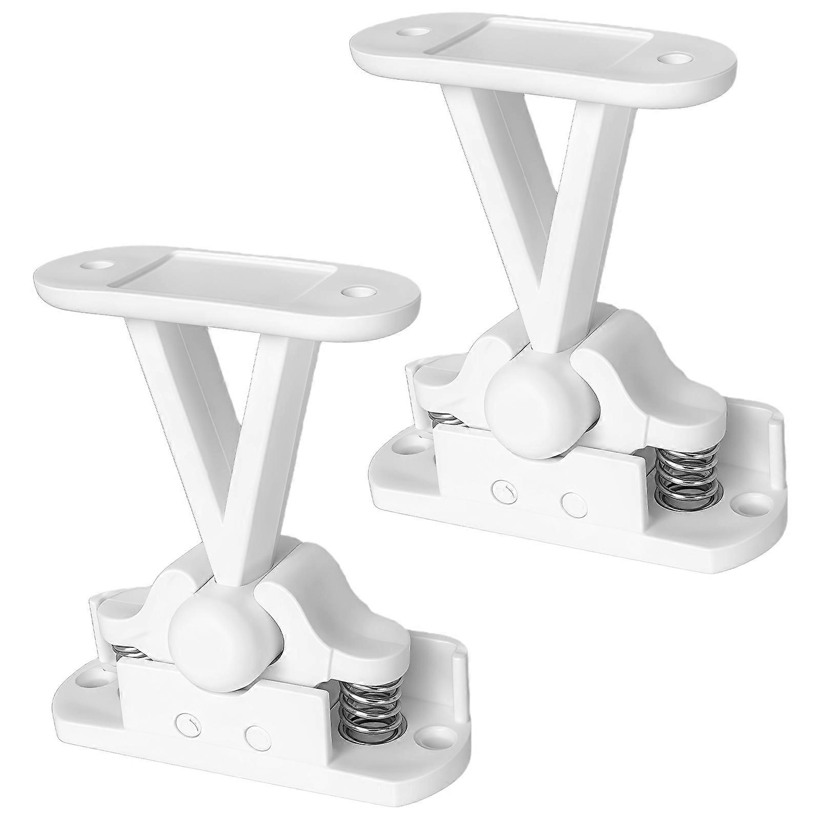 Universal Trailer Door Latches With Enhanced Locking System Nylon Construction Door Stoppers For RVs Campers Multicolor