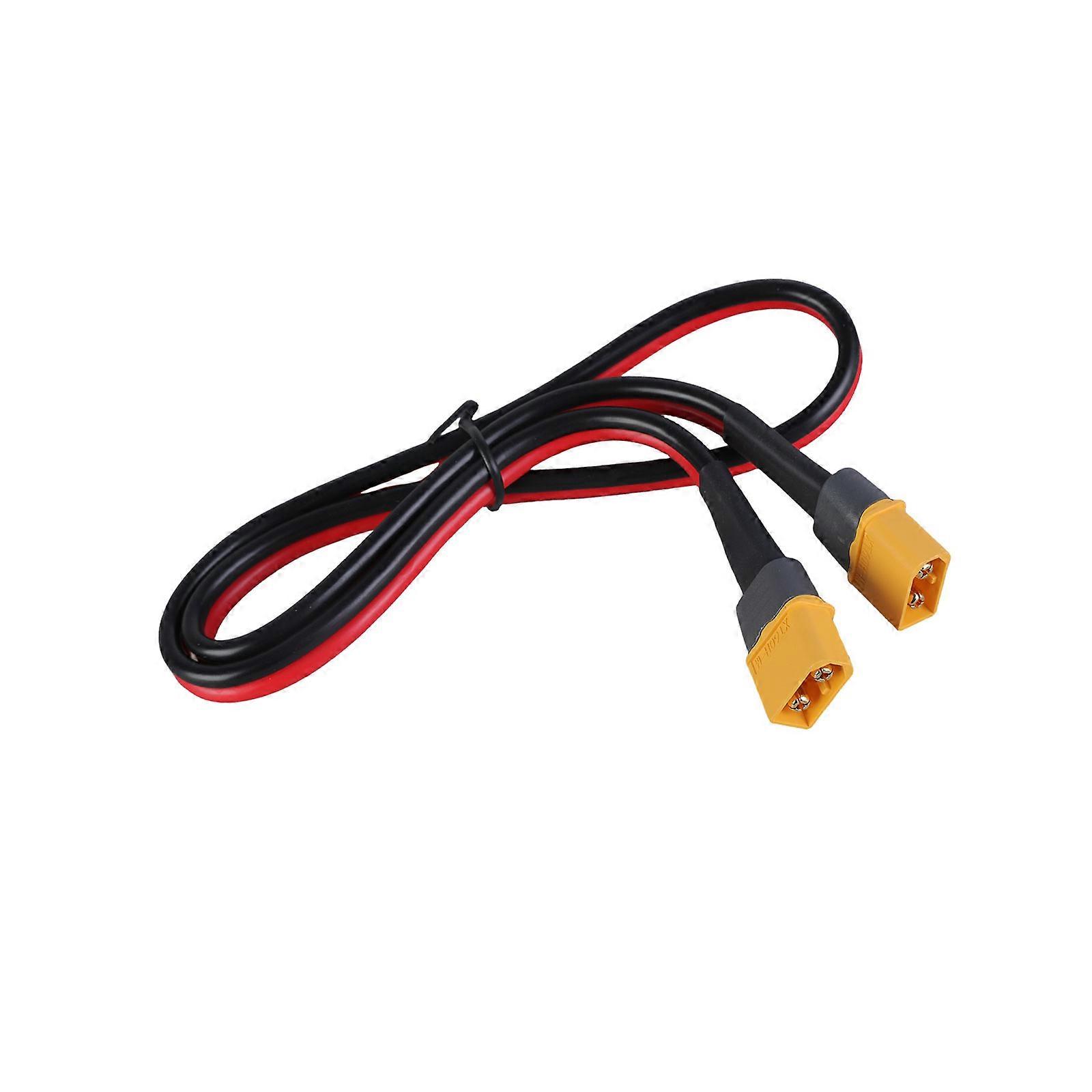 XT60 Male to Male Adapter Wire 12AWG Silicone for Extending RCs Lipos Battery and FPV Drones Ranges Multicolor