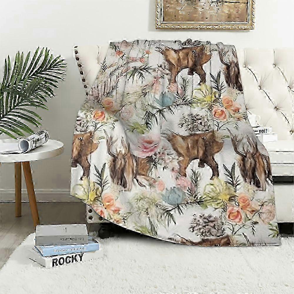 Deka s potiskem krav skotské ...