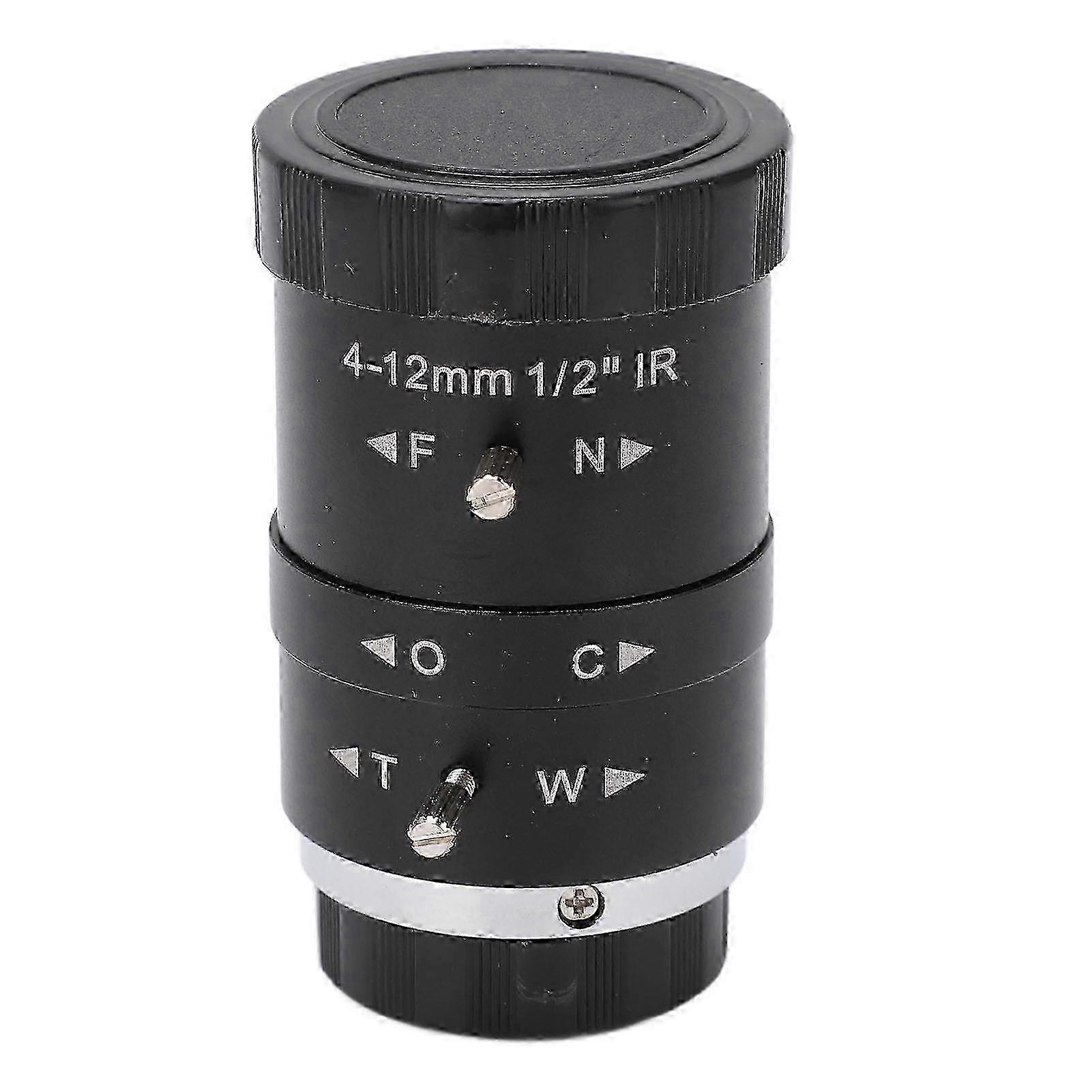 w MP Camera Lens 4mm to 12mm Focal Length Manual Focus Zoom High Definition for...