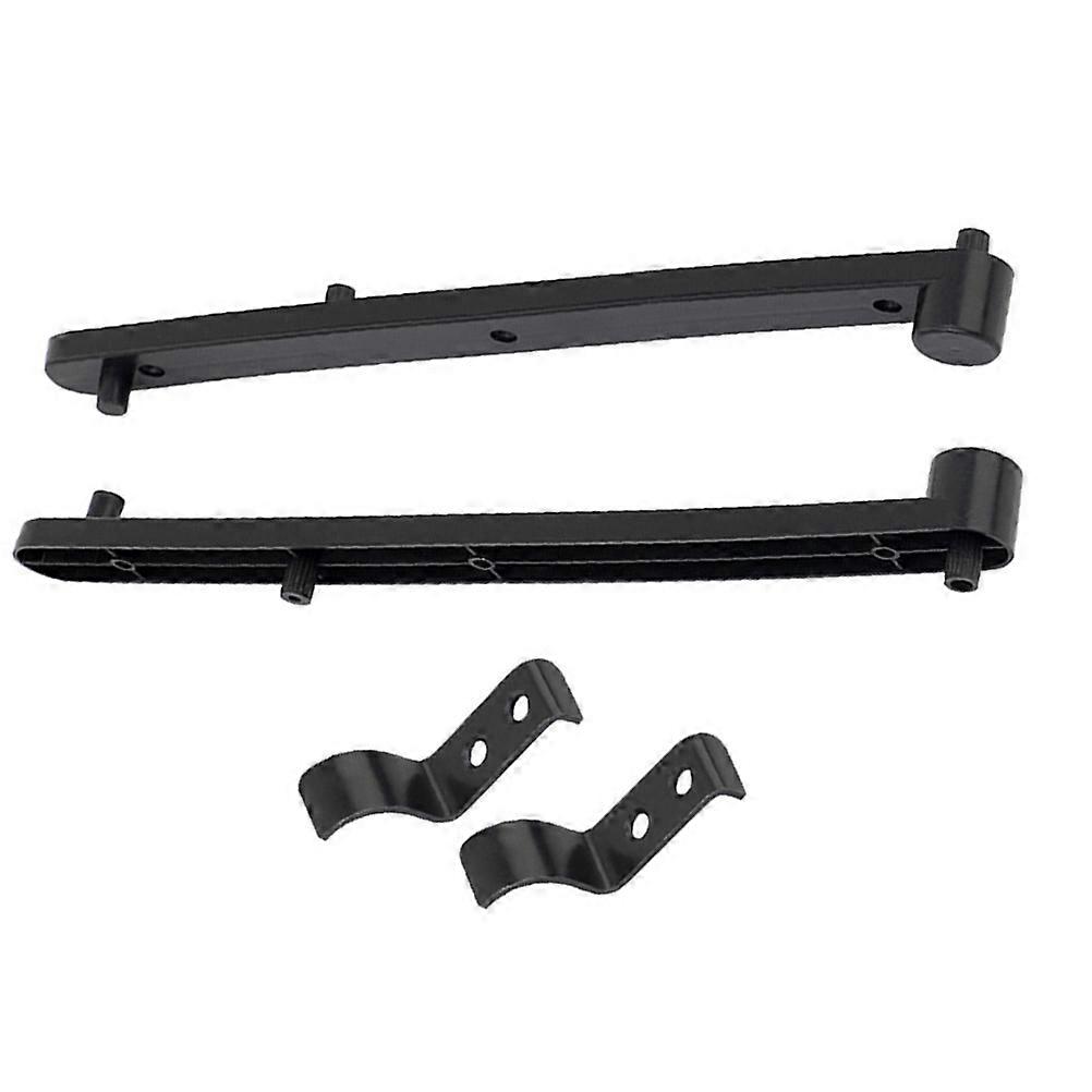 1 Set Cabinet Slides Concealed Flip-up Door Guide Track Buffer Slide Bracket