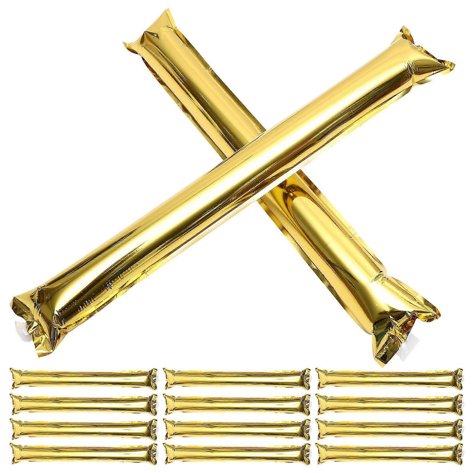 24 Pcs Inflatable Cheering Sticks Concert Thunder Sticks Game Party Noise Sticks