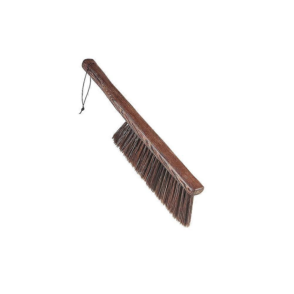 Dust Cleaning Brush with Long Wooden Handle and Soft Bristles for Keyboard Bed Car Clothes