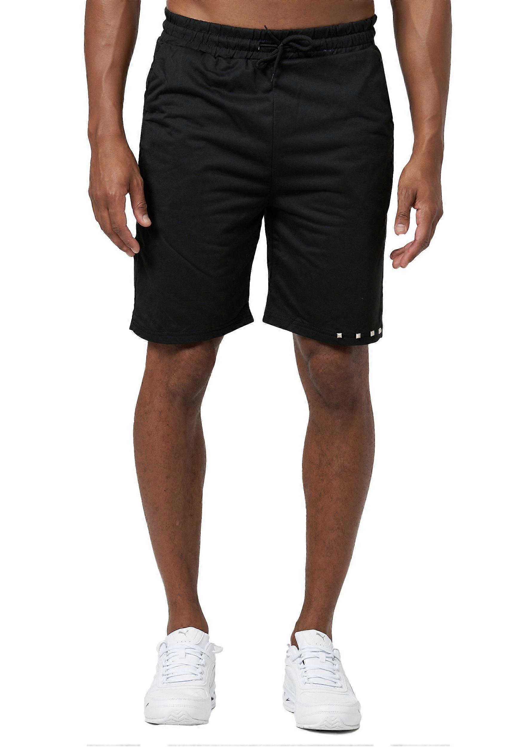 Herren Slim Fit Sommer Shorts Jogger Pants Kurze Sport Trainingshose mit