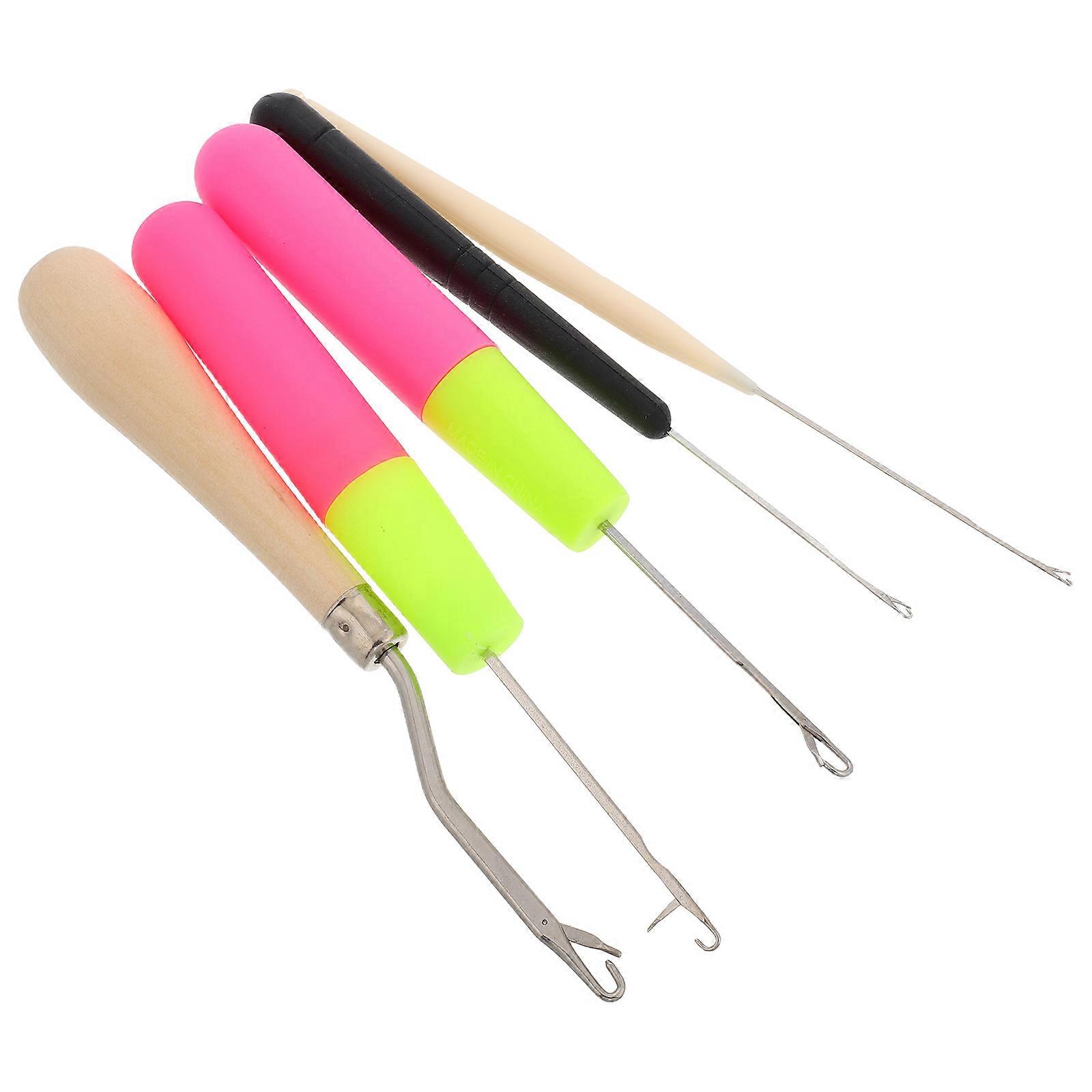 Assorted Color Hair Crochet Hook Tool for Braids 1Set Multi-Functional