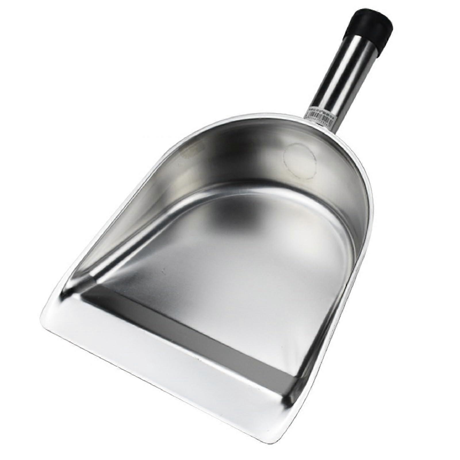 Large Stainless Steel Ice Scoop with RustResistant Build and Ergonomic Grip for MultiFunction Use