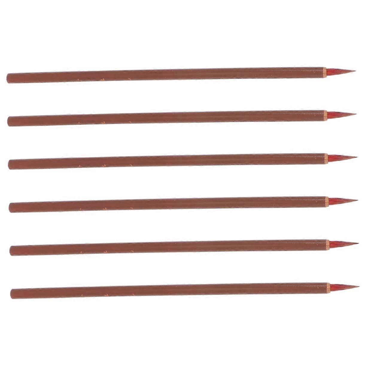 6pcs Calligraphy Brush Set for Beginners and Artists Fine Line Painting and Lettering