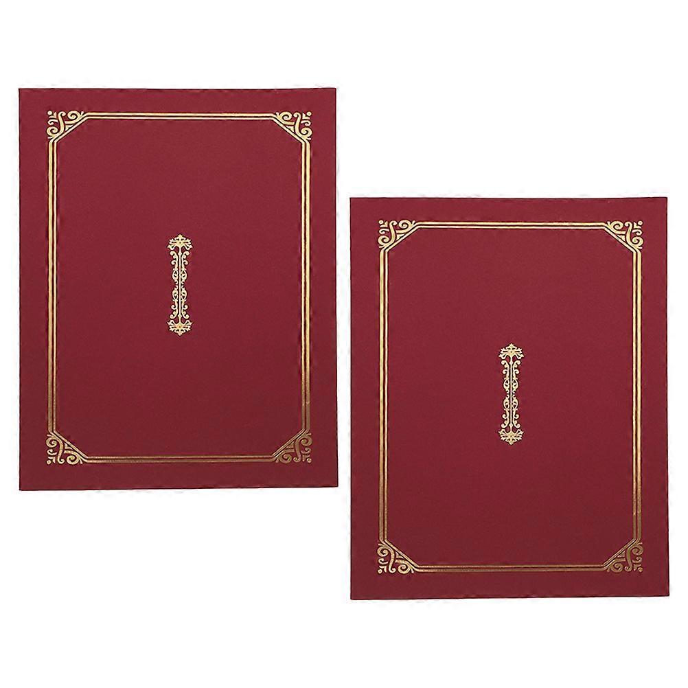 Diploma Covers with Sleek Design for Certificate Holders A4 Size Dark Red Color
