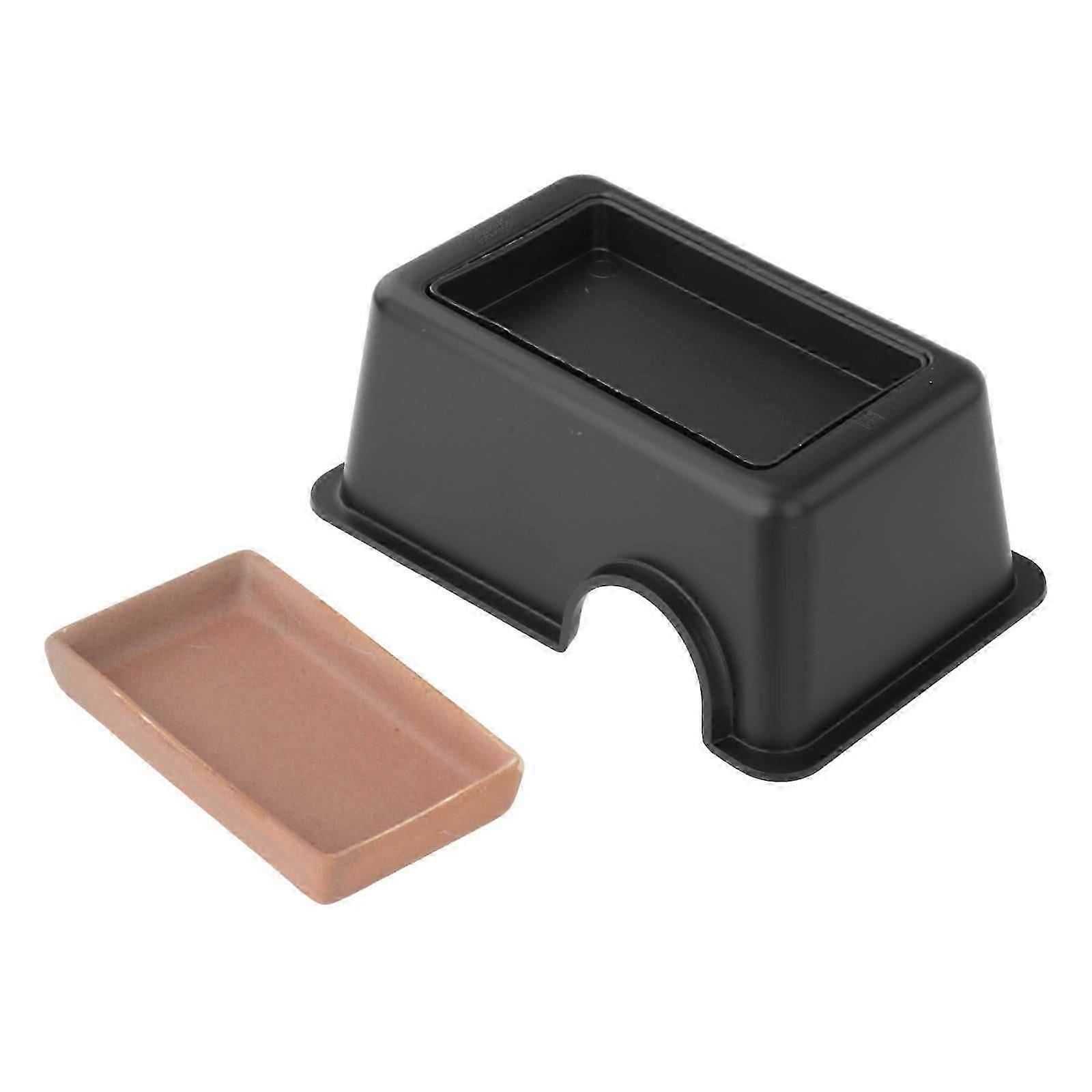 Reptile Hideout Box Gecko Shelter for Leopard Gecko Rodents Amphibians M StyleC