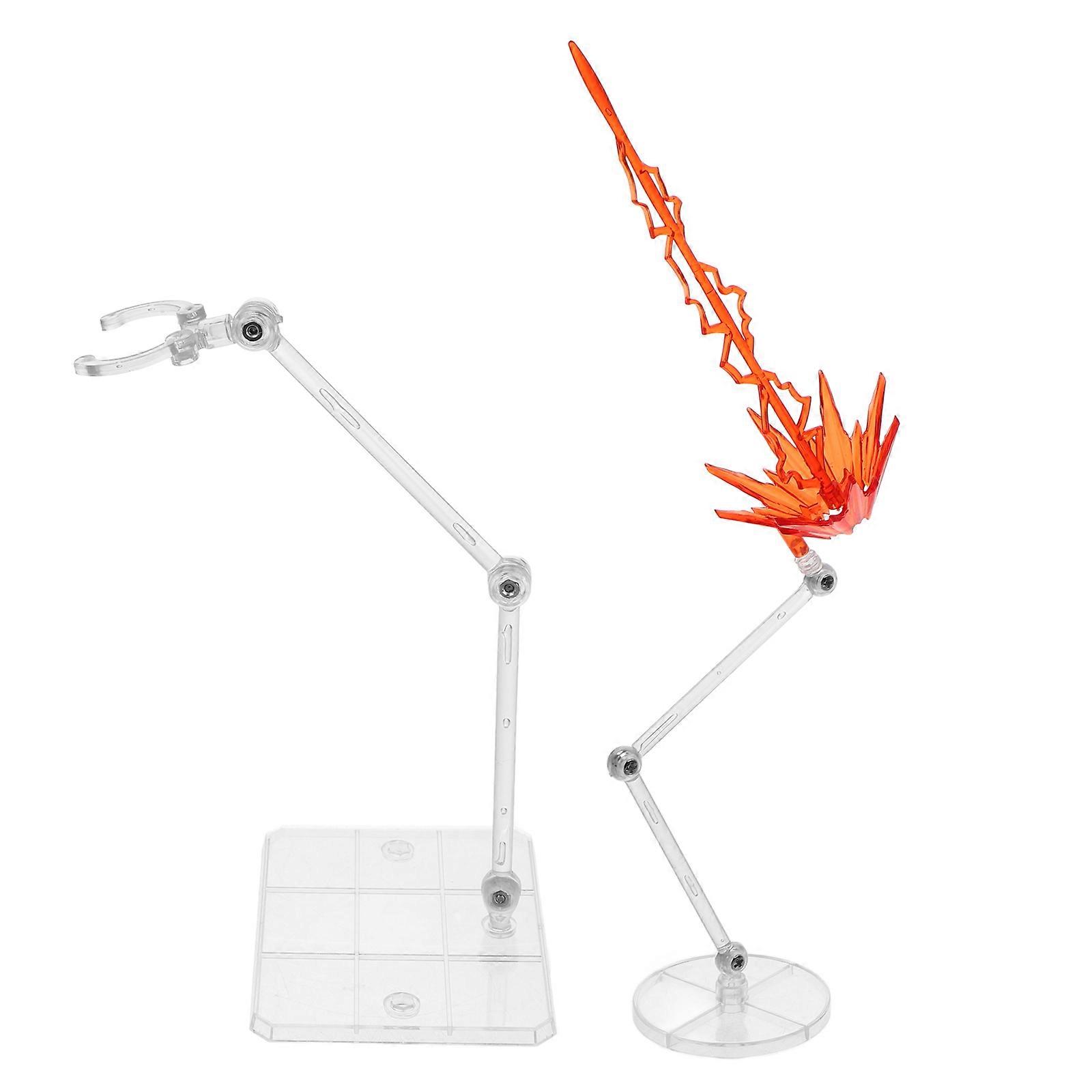 1 Set Of Action Figure Display Stand With Effect Anime Model Showing Rack Action Figure Display Support Base With Eye-Catching Effect