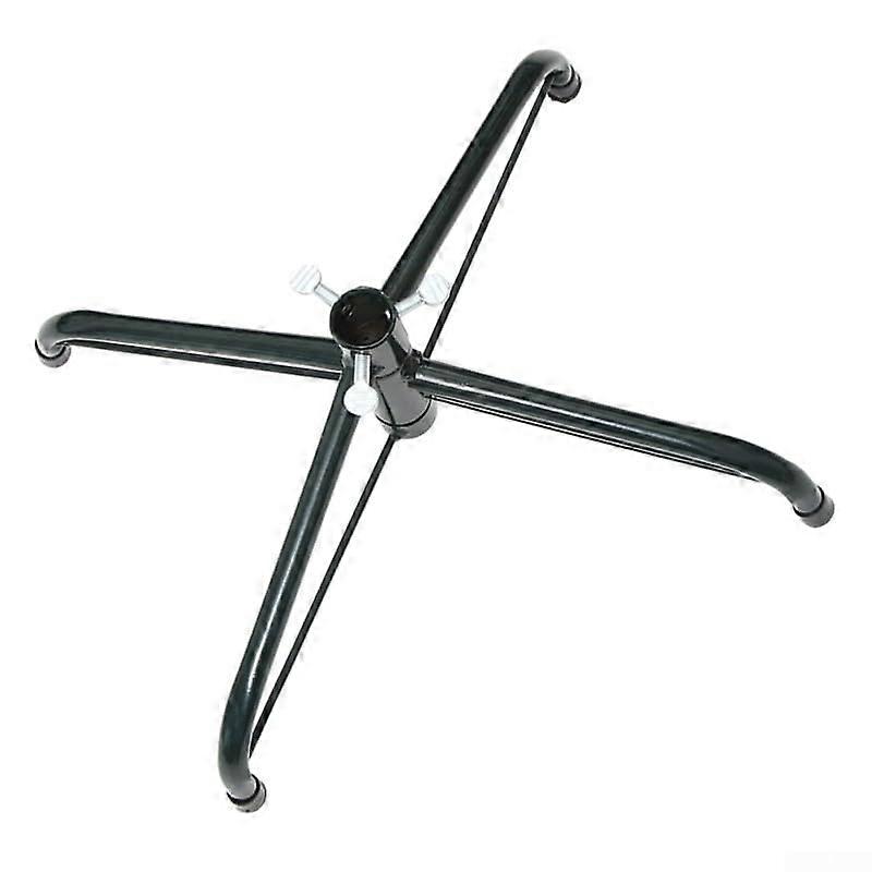 Christmas Tree Stand for 46 ft Artificial Trees, Folding Steel Base with 3 Thumb Screws, Green