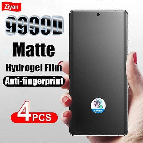 4pcs Matte Hydrogel Film compatible with Samsung Galaxy S24 S23 S22 S21 Note 20 Ultra S20 FE S10 Plus A13 A33 A73 A53 5G