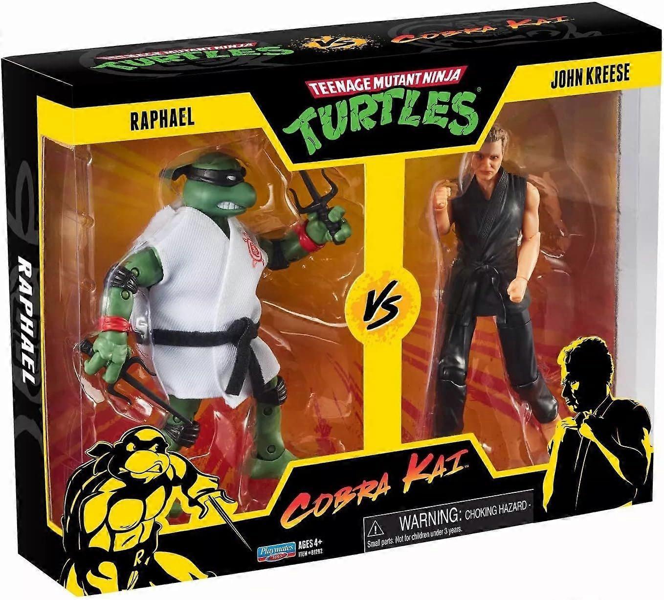 TMNT vs Cobra Kai 2-Packs Raphael vs John Kreese Toy