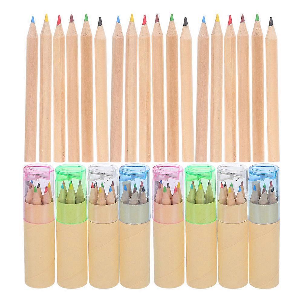 Colored Pencils Mini Colored Pencil Set for Writing 16Sets Tube Storage
