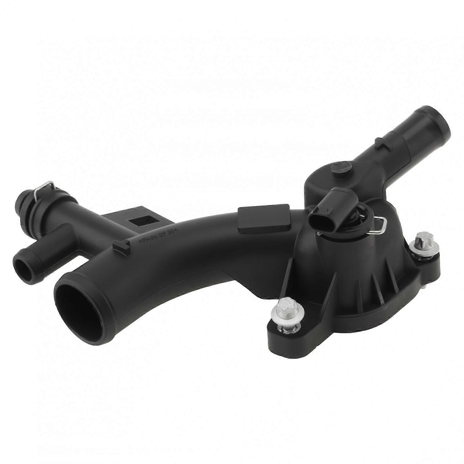 Coolant Thermostat Housing with Sensor Compatible with Chevy Cruze Sonic Trax Buick Encore, Leak-Proof Seal