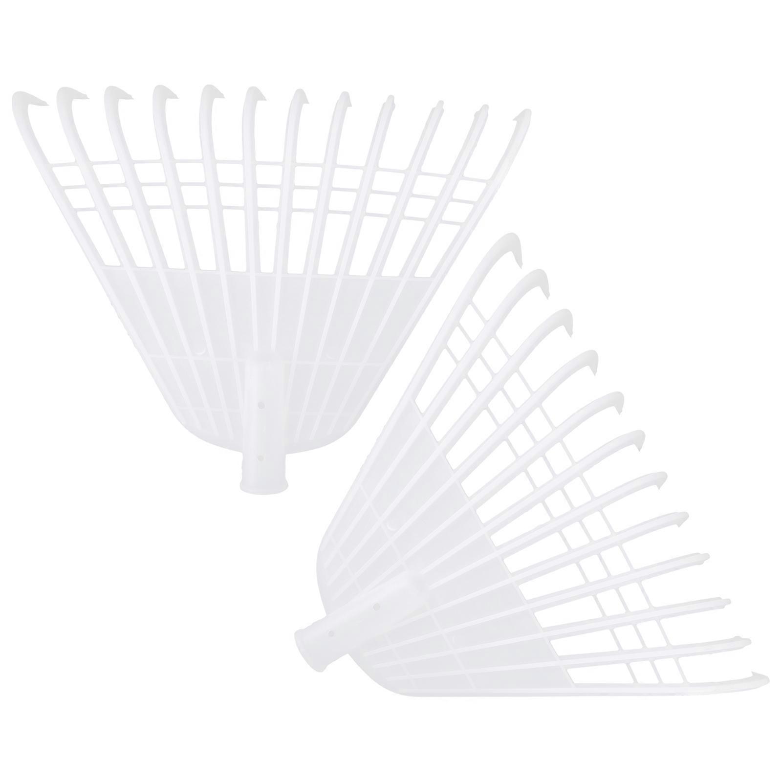Garden Rake for Gardening 2Pcs Hand Rakes Plastic Leaf Cleaning Tools