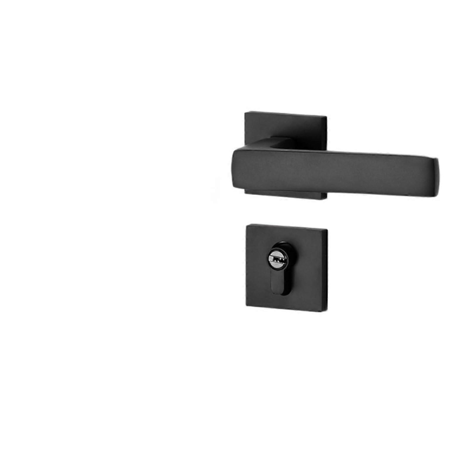 Modern Interior Door Lever Handle with Silent Smooth Operation for Bedroom Privacy Lock