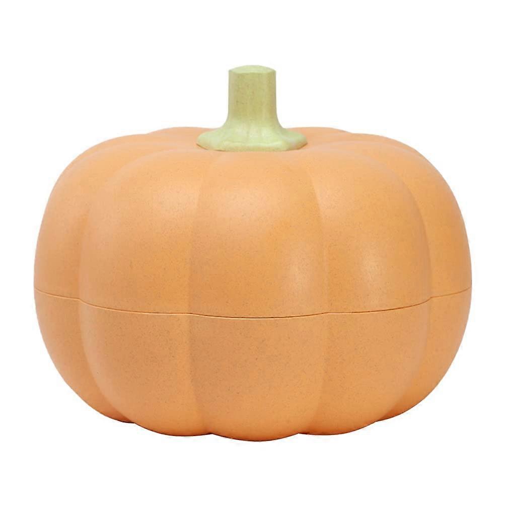 Pumpkin Serving Tray with Removable Compartments for Halloween Candy and Snacks, Autumn Pumpkin Dish