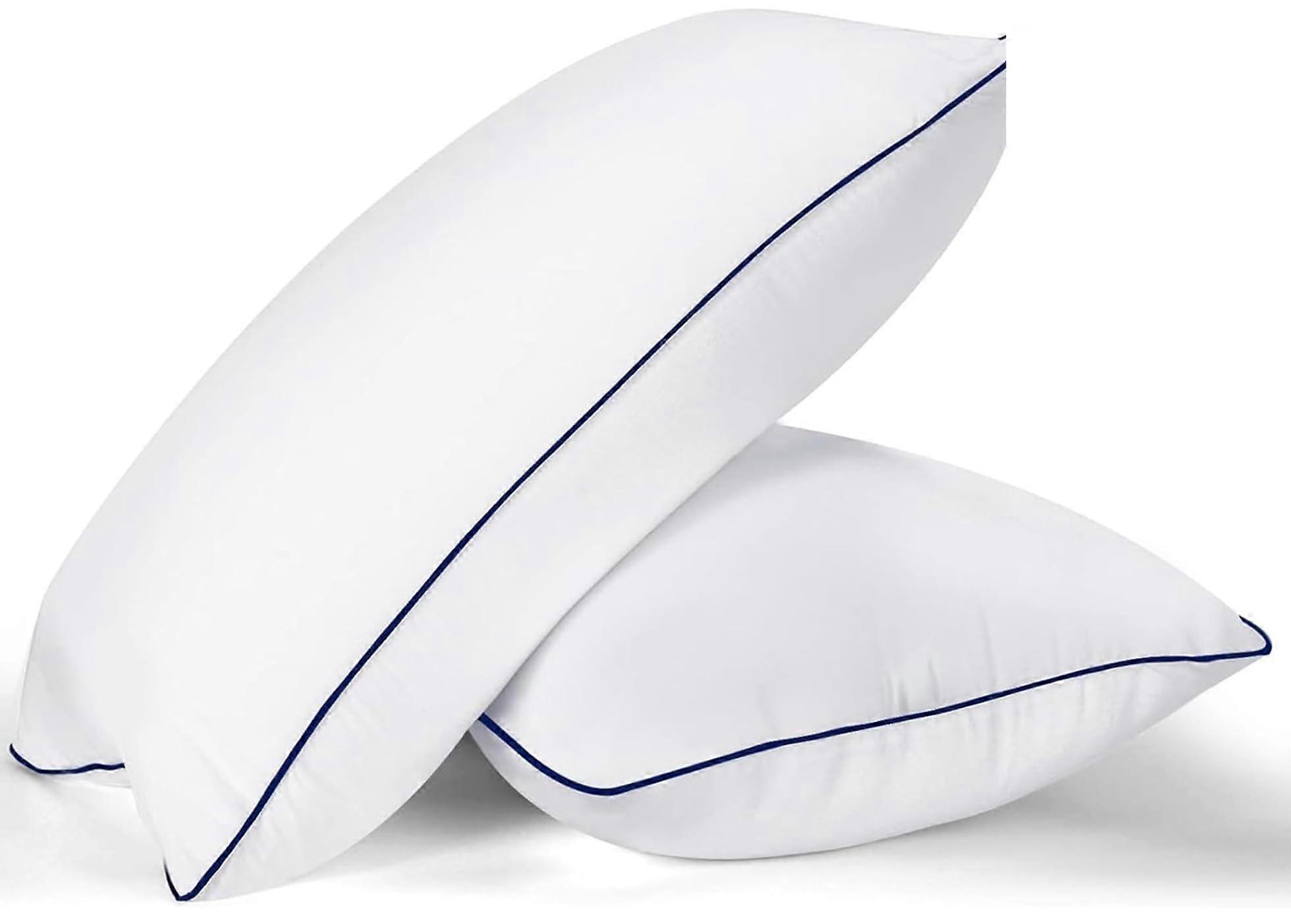 Medium Soft Bed Pillows for Sleeping Set of 2 Cooling Hotel Quality Down Alternative