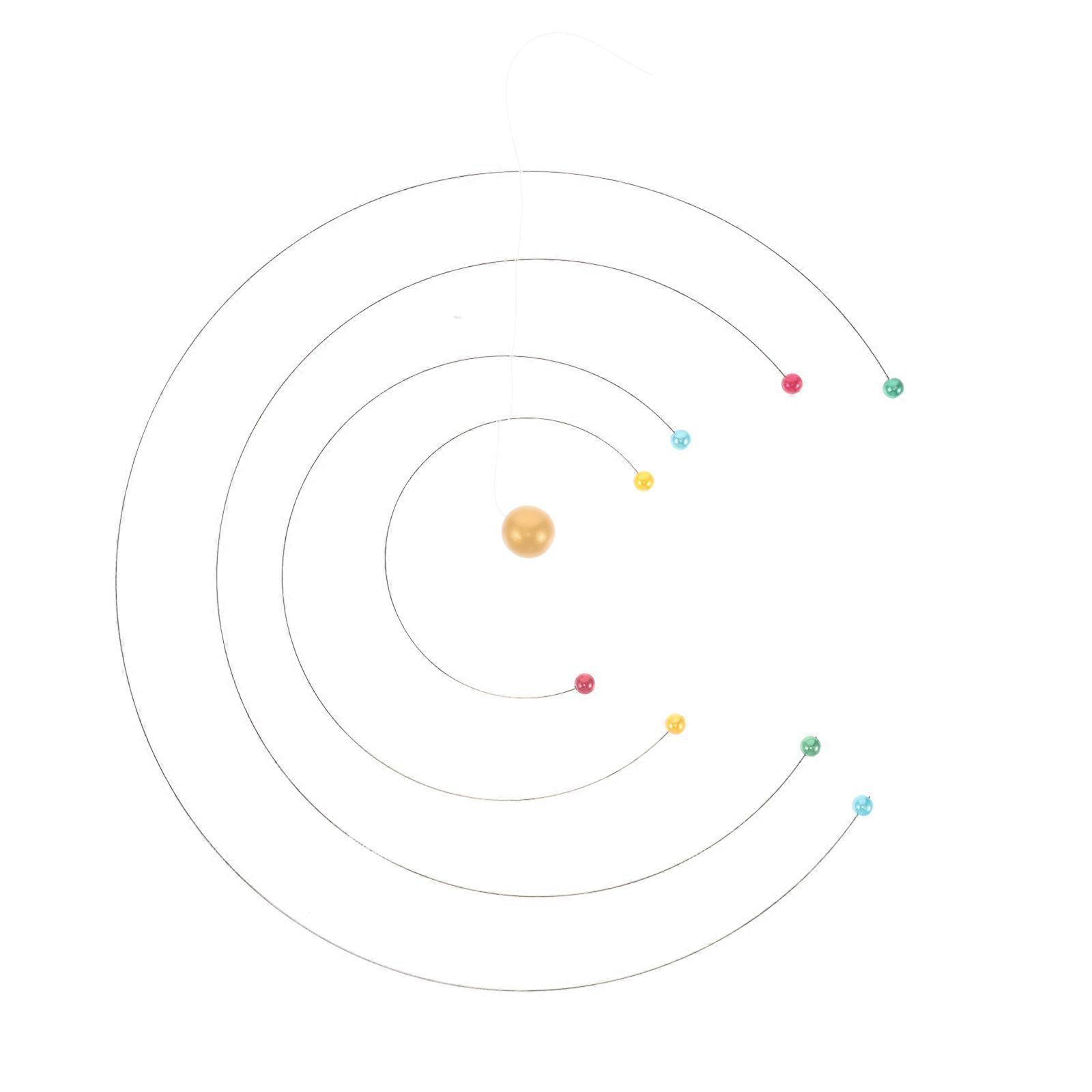 Atom Hanging Mobile for Space Enthusiast Decor Modern Wind Chime Assorted