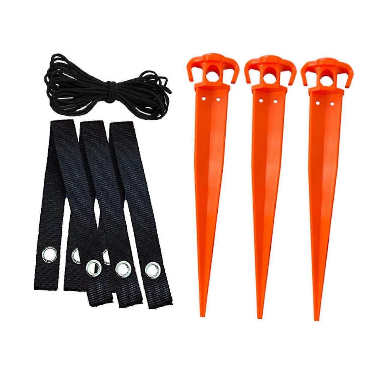 Tree Support Stakes and Sapling Anchor Kit Keeps Saplings Upright Easy Install for Garden Trees