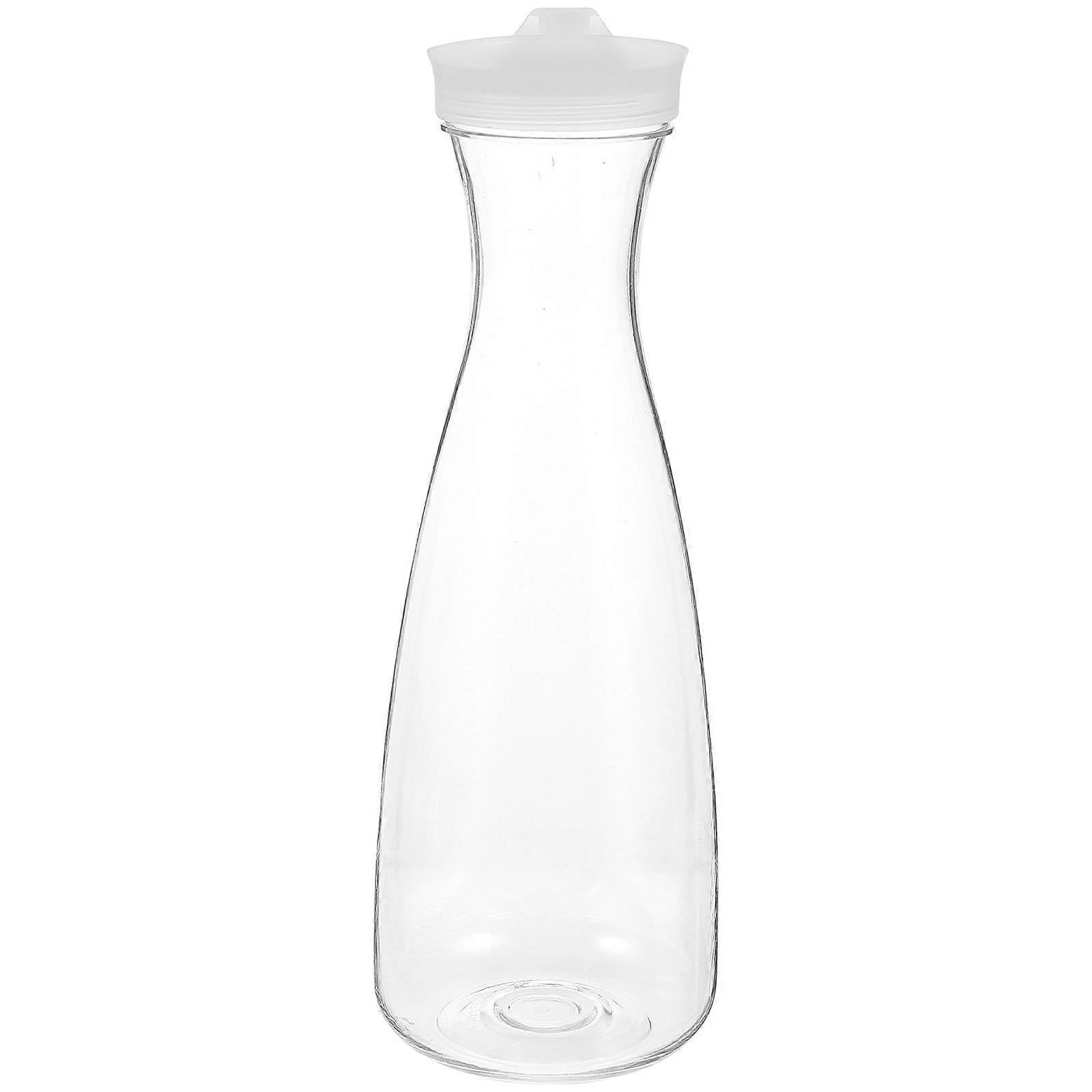 Juice Pitcher with Lid for Storage Transparent Cold Water Beverage Pot