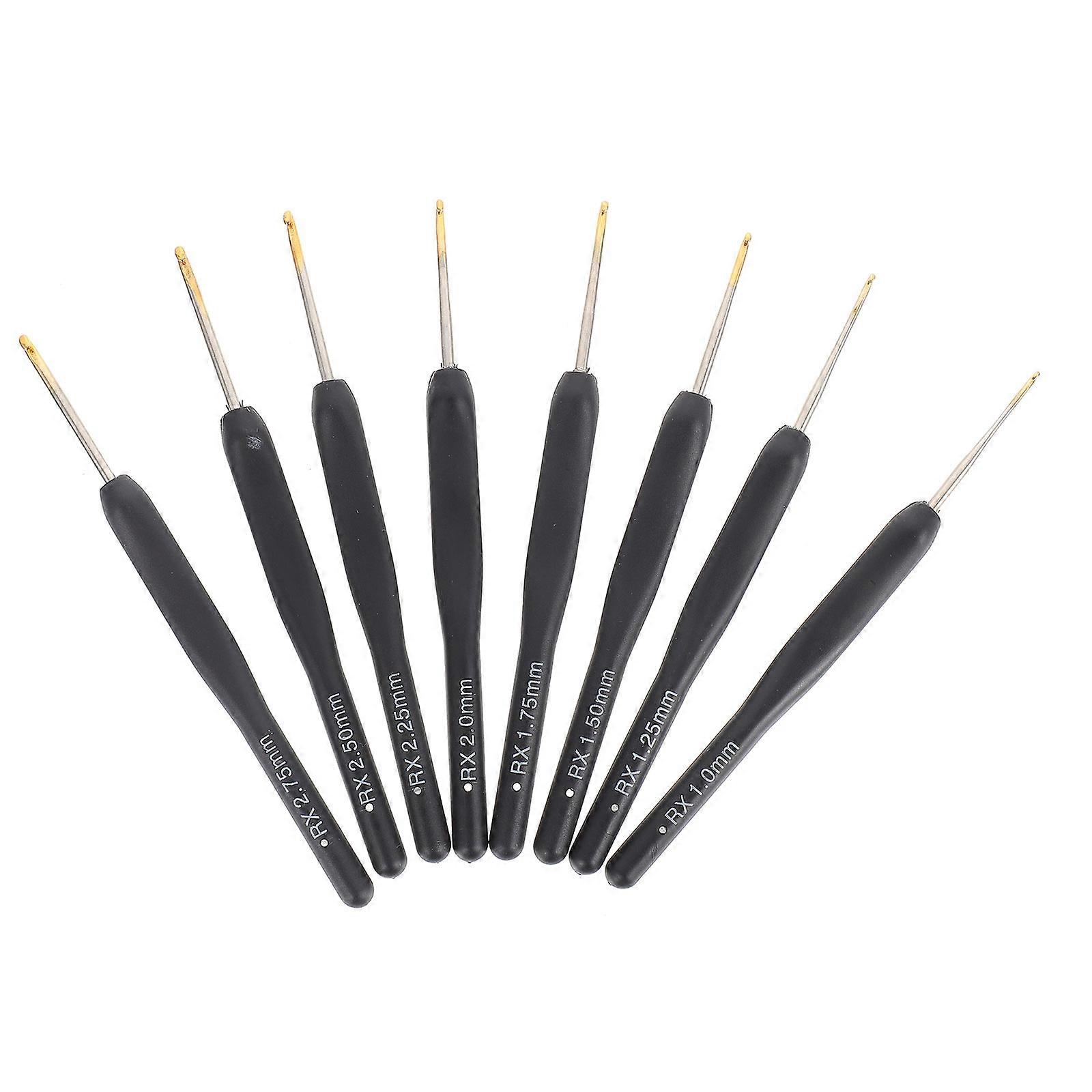 Soft Handle Crochet Hooks for Knitting 8Pcs Smooth Durable Crochet Needles