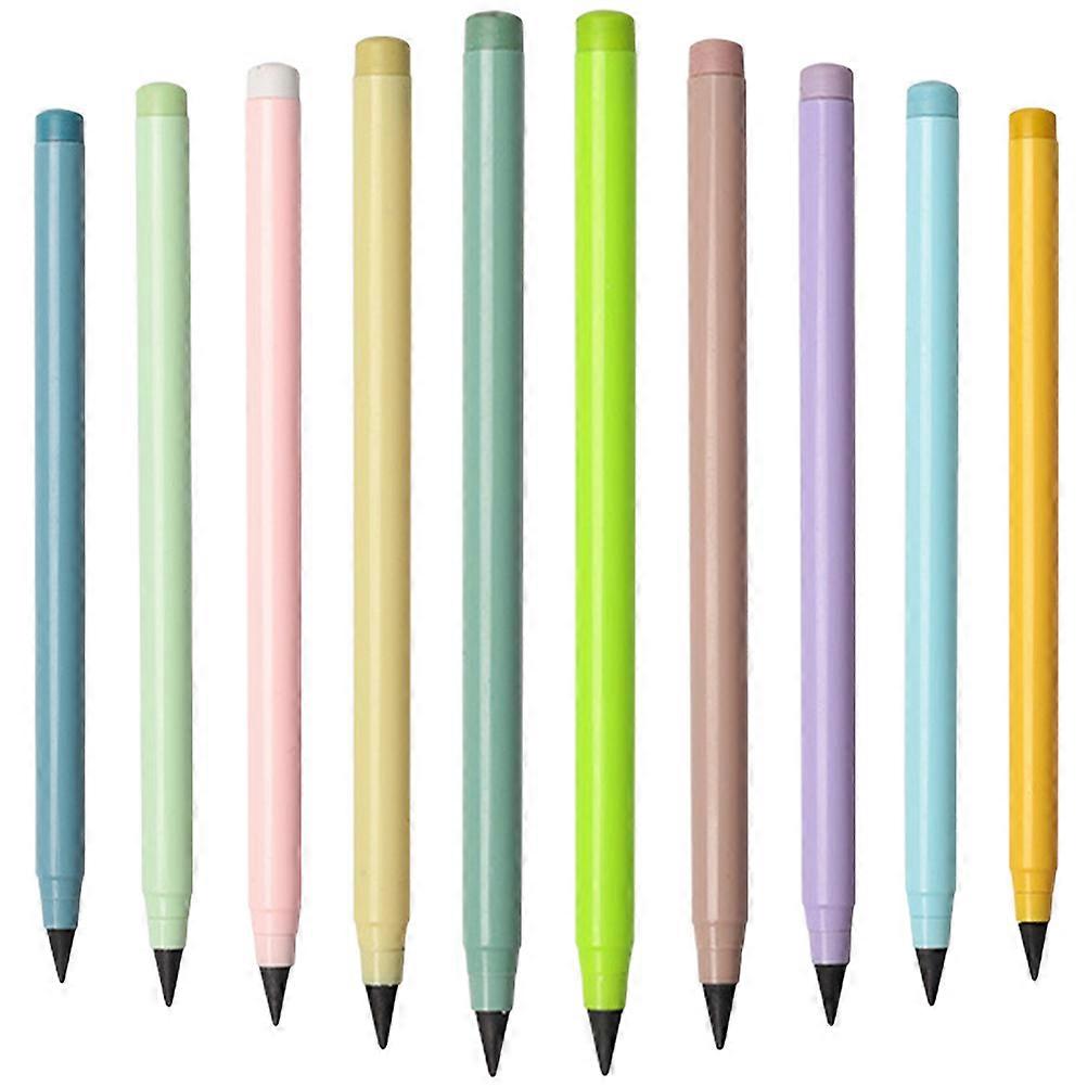 Students Writing Pencils Everlasting Pencils for Drawing 10Pcs Assorted