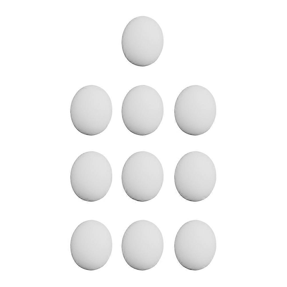 Sponge Eggs White Multi-Purpose Sponge Eggs for Playing 10Pcs