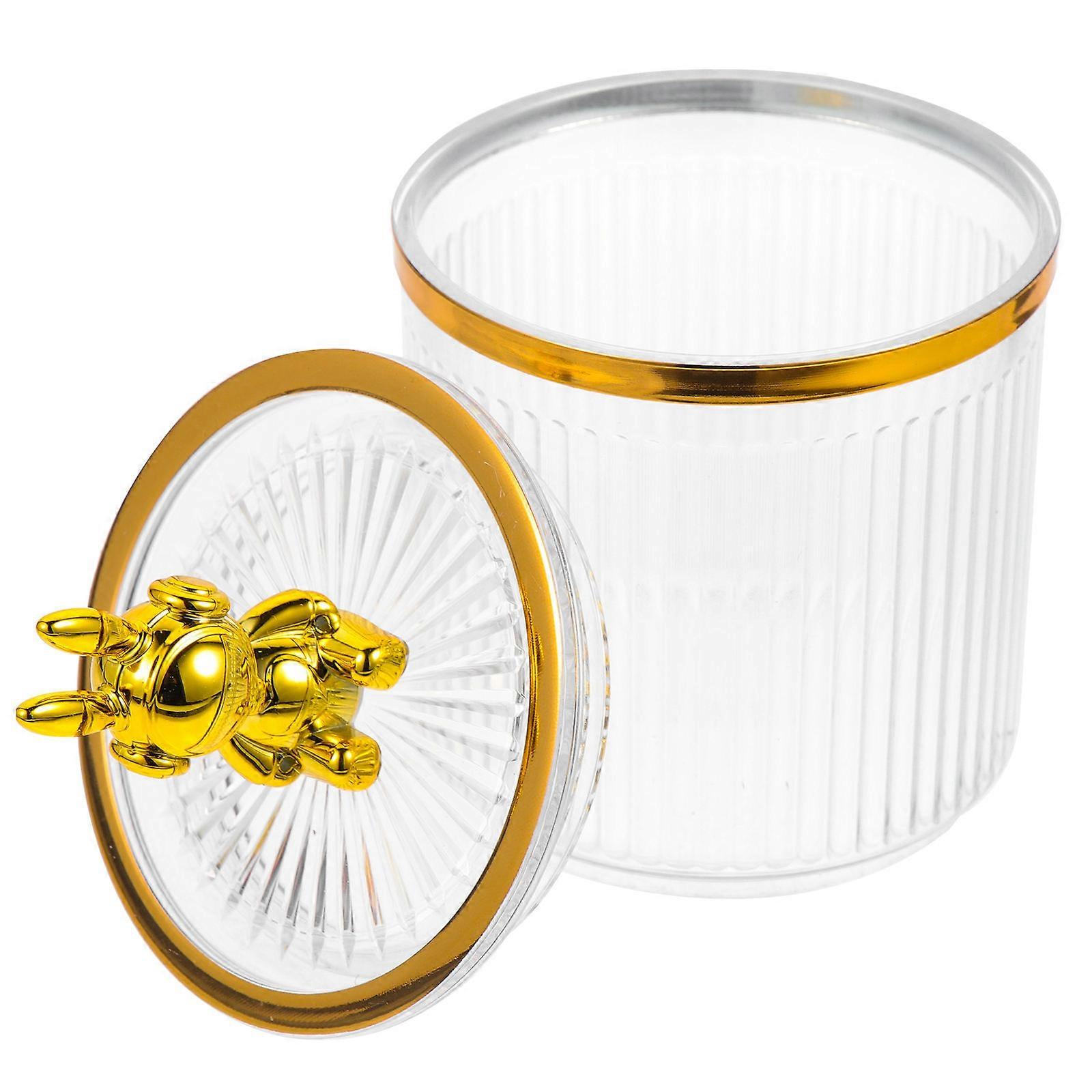 Acrylic Storage Jar for Small Items Storage with Transparent Design