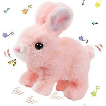 Electronic Plush Rabbit Toy, Easter Bunny Interactive Toy, Playful Bunny Hops Around Makes Sounds Wiggles Ears 2025