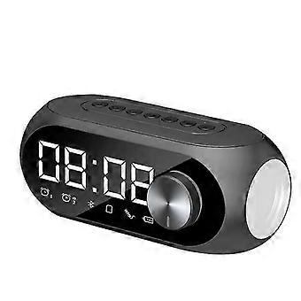26-27 (New) AEC S8 Alarm Clock Bluetooth Speakers with LED Light Support TF / FM
