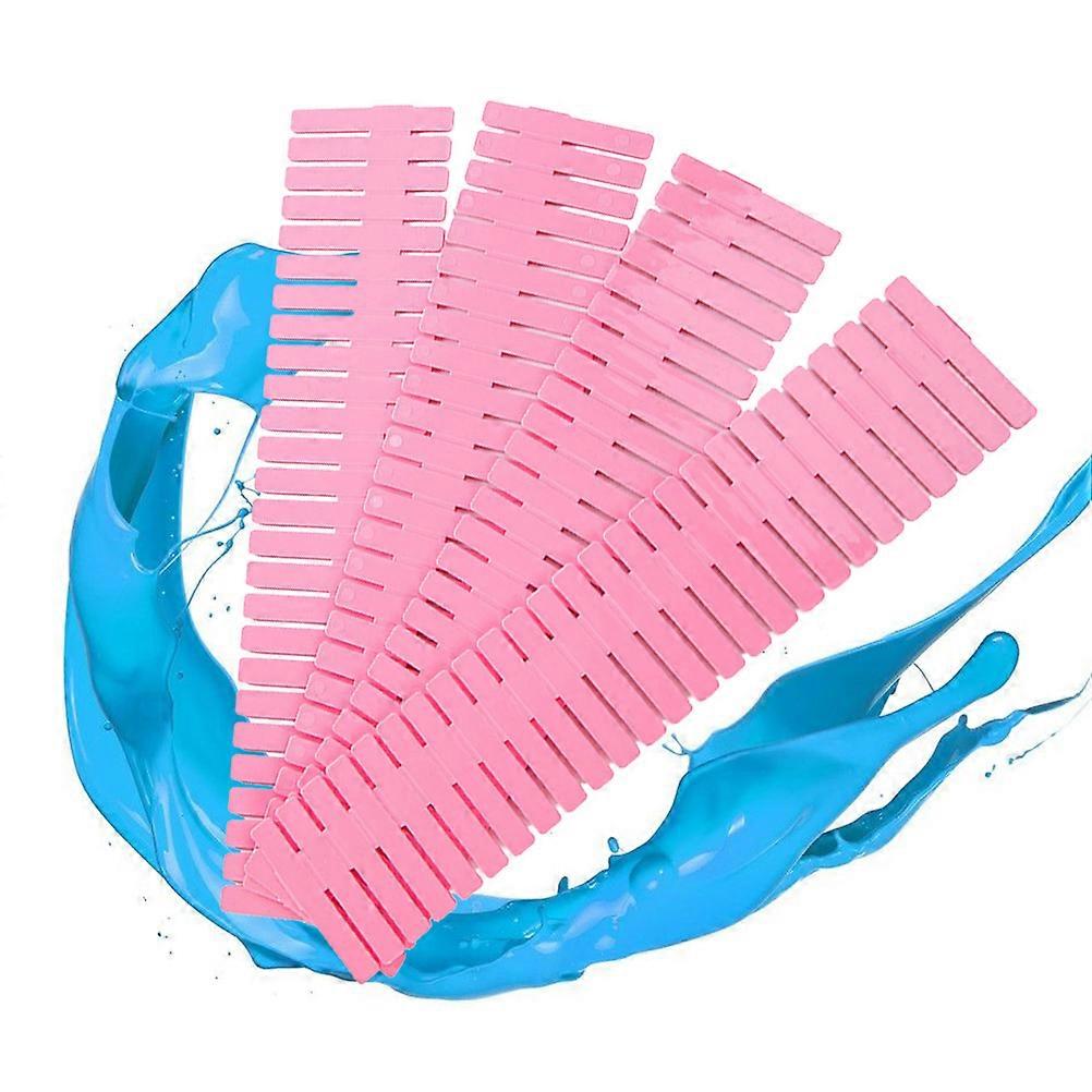 Drawer Divider DIY Storage Organizer Divider for Drawers 4Pcs Pink