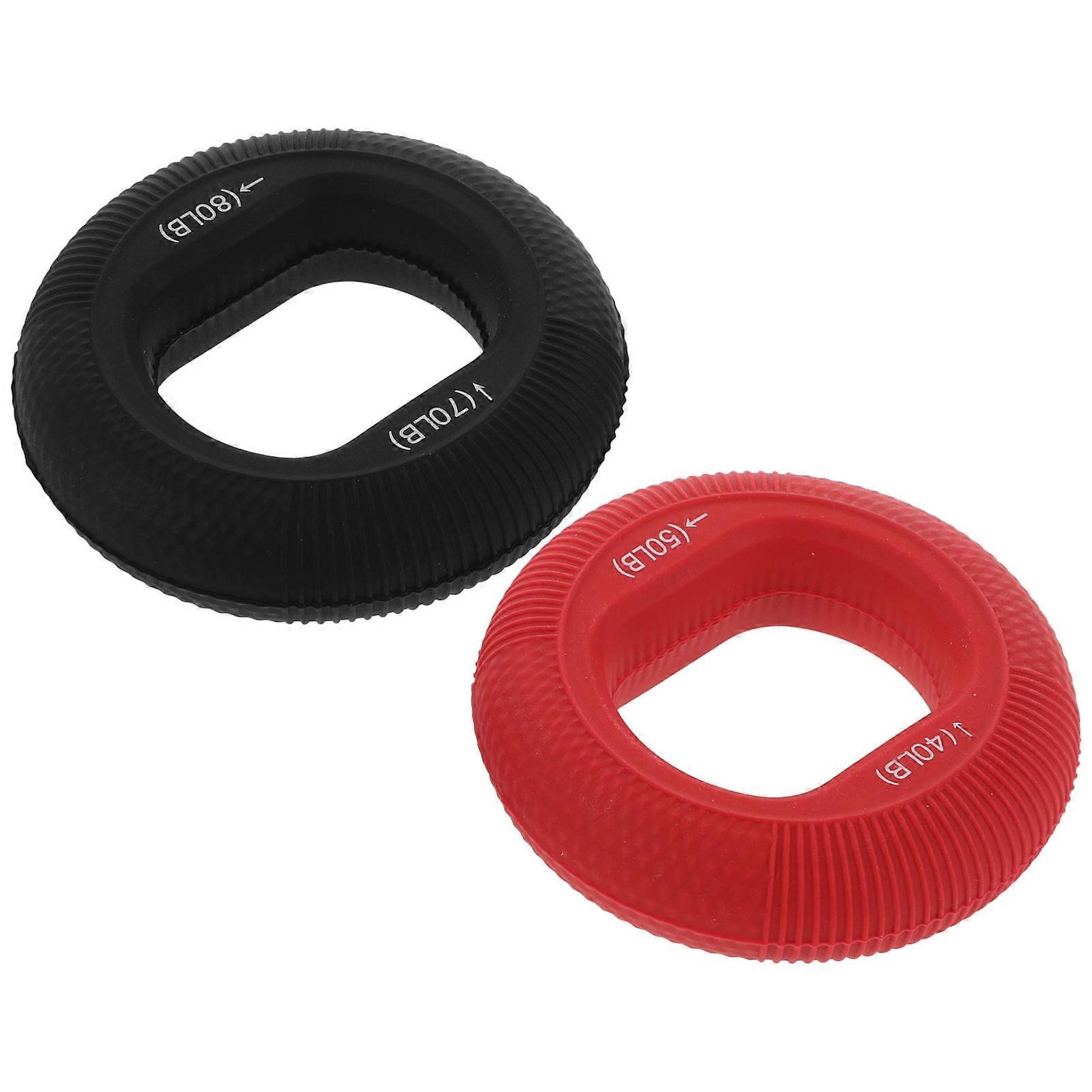 Hand Strengthener Grip Ring Silicone for Training 8Pcs Durable Hand Exerciser