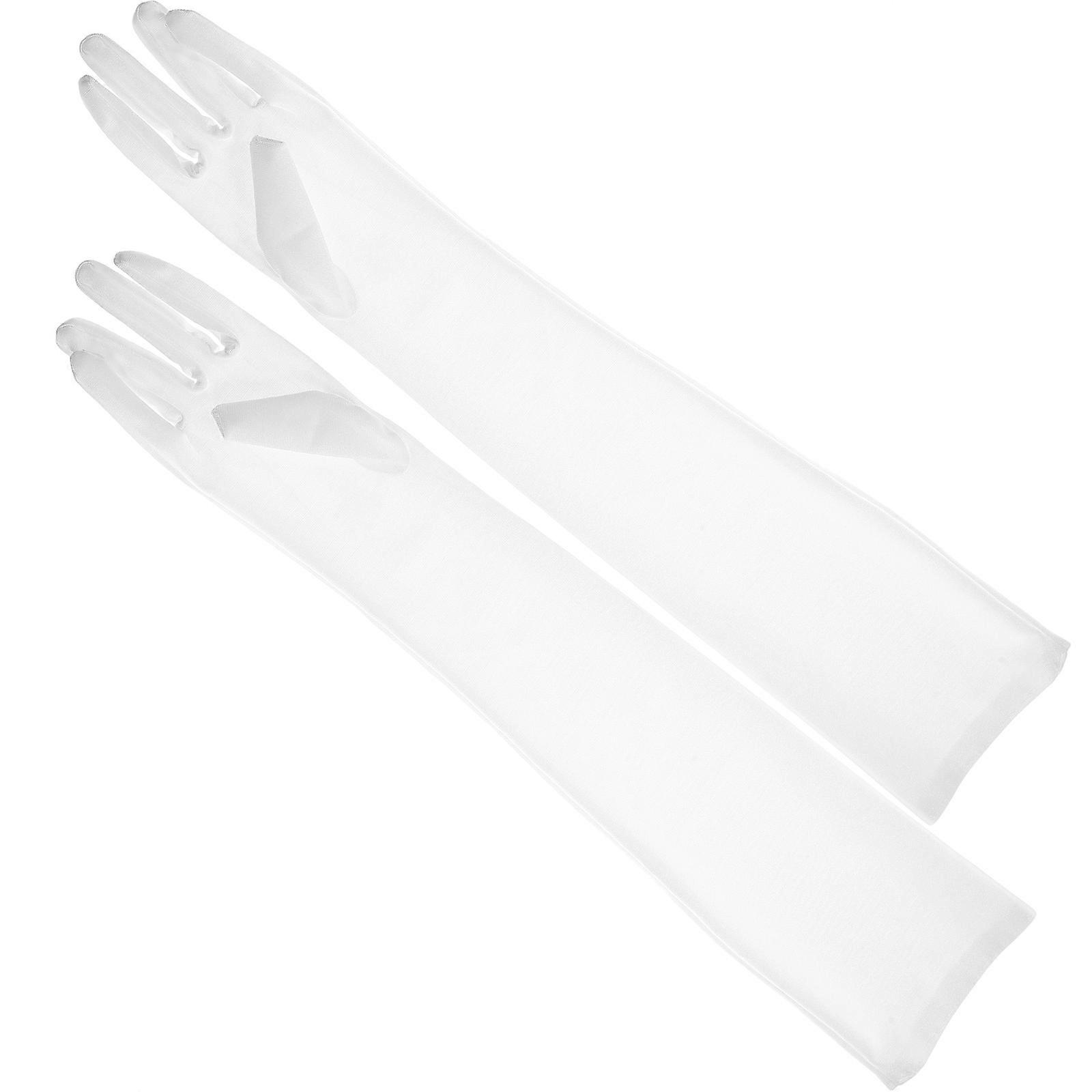 Wedding Gloves Bridal Elbow Gloves for Hand Dressing Pair