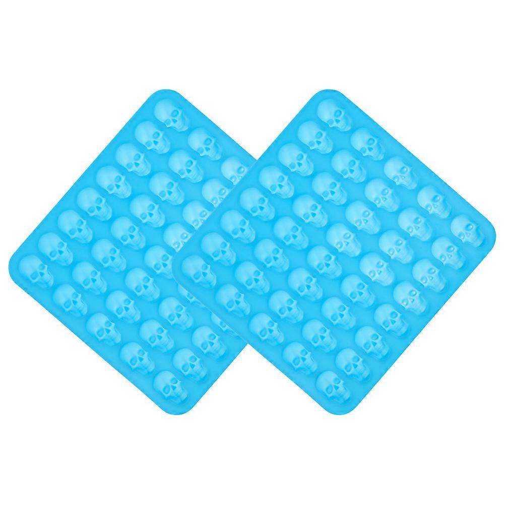 Halloween Silicone Molds for Baking 2Pcs Blue Nonstick Mold