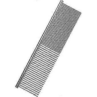 2025 Brosse de toilettage pour animaux de compagnie en acier inoxydable, peigne pour chiens et chats, très approprié pour masser la peau, peigne pour animaux de compagnie moyen