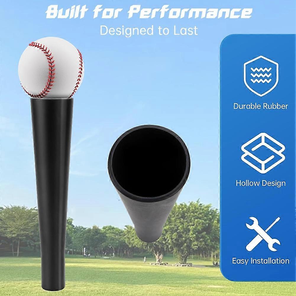 2 Pcs Replacement Batting Tee Topper Compatible, Ball Rest Rubber Cup for Practice Training Hitting Baseball or Softball