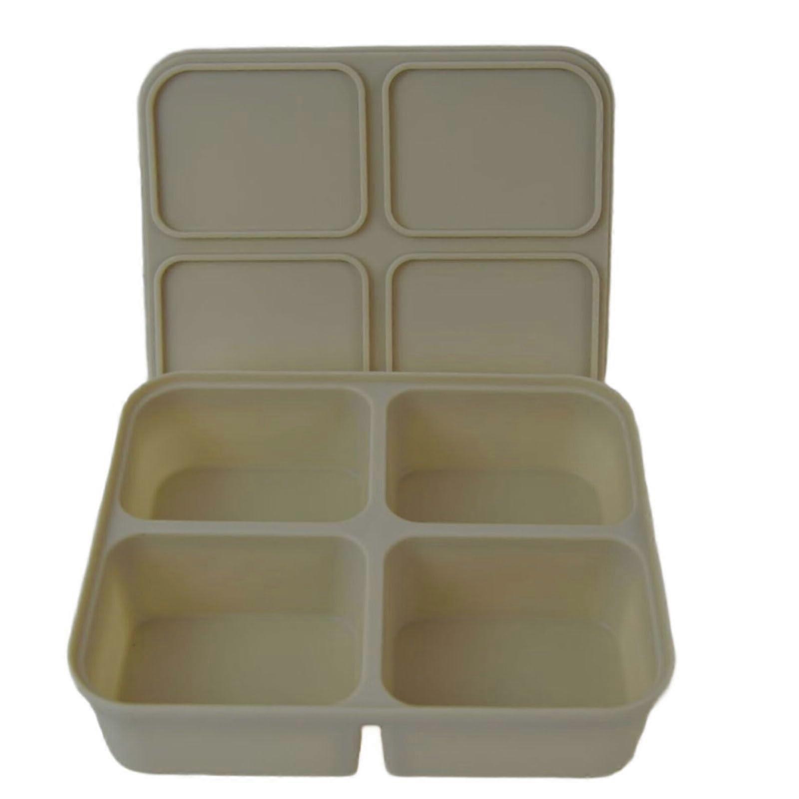 Silicone Ice Cube Tray with Lid Easy Release Food Grade Multiple Grids Brown Finish