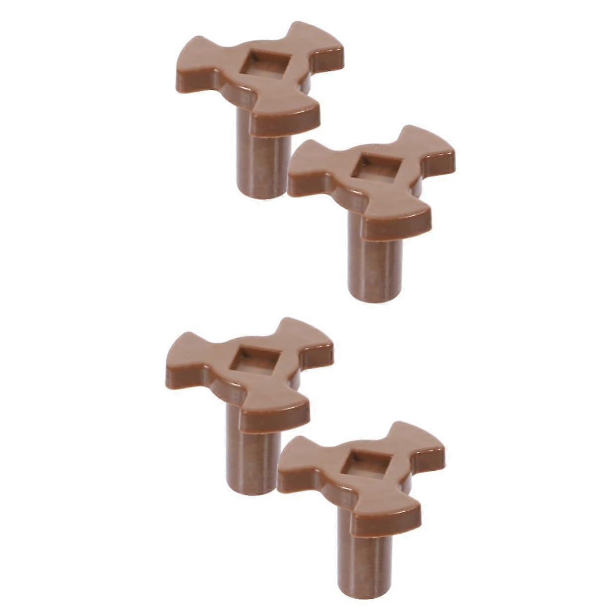 4pcs Microwave Turntable Coupler Shaft Replacement for Smooth Rotation and Stable Support