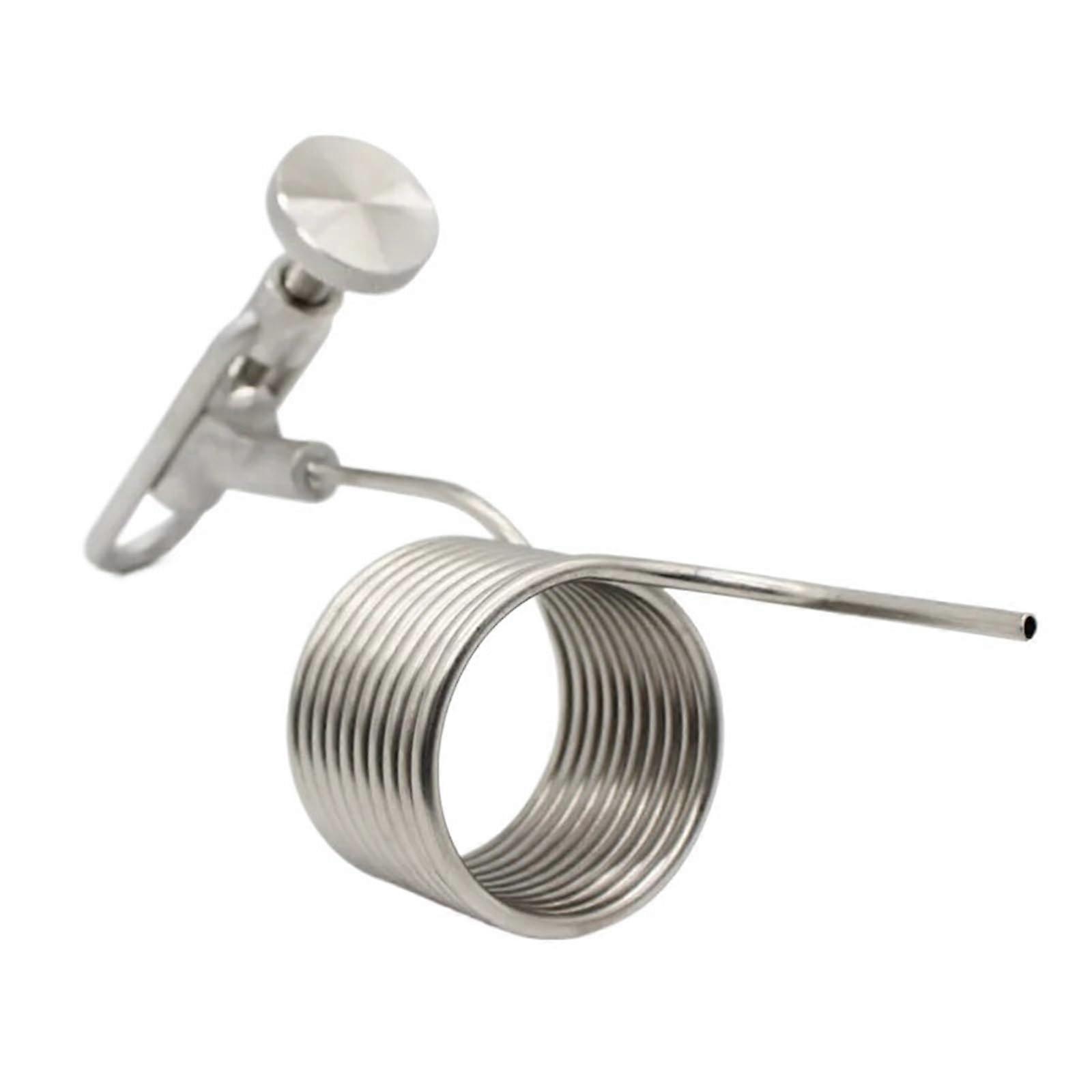 SS304 Tri Clamp Sanitary Sample Valve with FoamReducing Coil for Homebrew Beer Fermentation